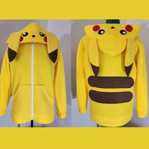 Made to Order Pikachu Hoodie Sizes XS - 2XL