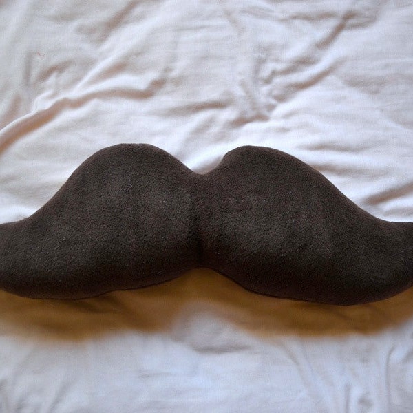 The Most Dapper Moustache Pillow In All the Land