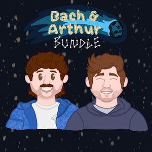 PRE-ORDER - Bach and Arthur Podcast Acrylic Pin Bundle