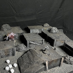 Wargaming Modular Trenches Terrain Compatible With Trench Crusade / Warhammer40k