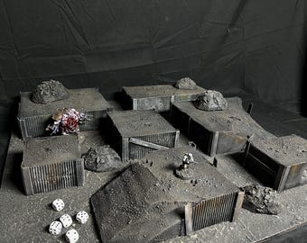 Set Di Colline Per Wargaming E Terrain - Scatola Media Con Finitura Ad
