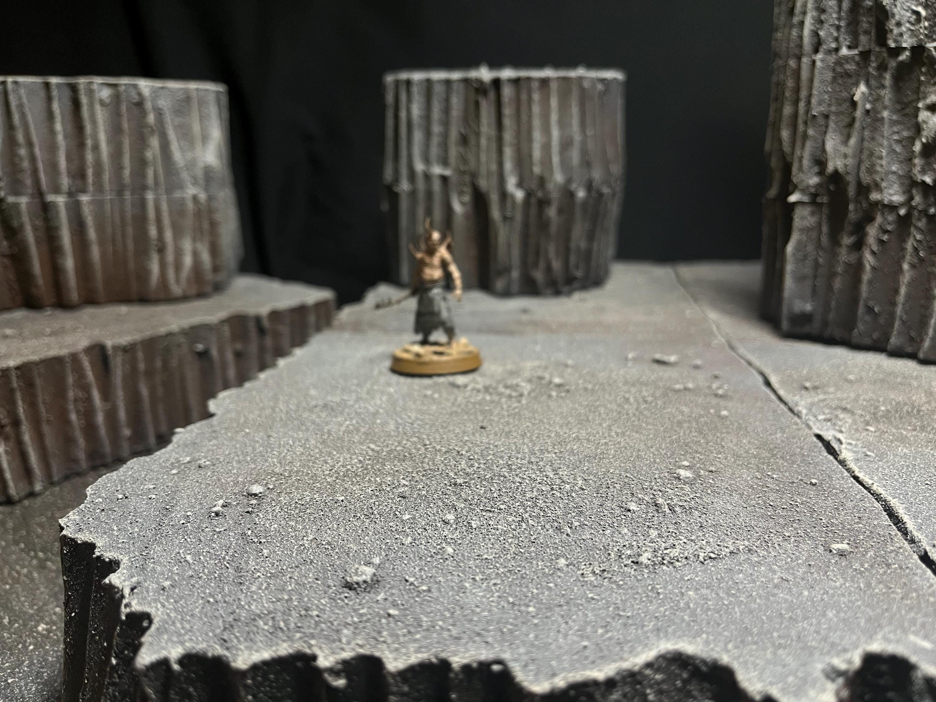 Warhammer 40k Compatible Wargaming Terrain Set of Modular Hills Rocks ...