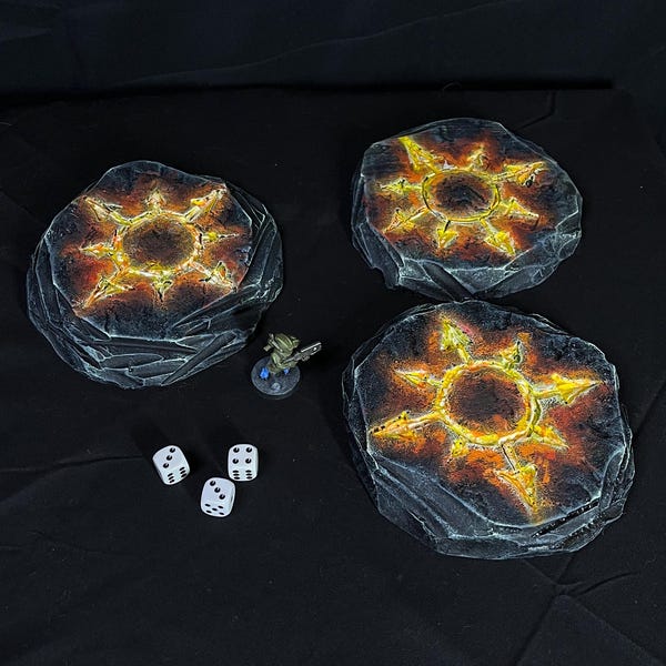 Altares del Caos, objetivos de terreno para juegos de guerra compatibles con Warhammer 40k.