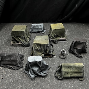 Wargaming Crates Scatter Terrain Compatible With Trench Crusade / 40k