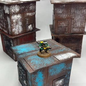 Wargaming Terrain Scrap Hutts Building Compatible With Necromunda/Warhammer 40k