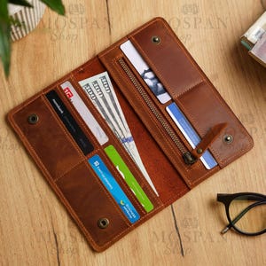 Personalized wallet women, Leather wallet women, Bifold woman wallet, Large wallet women, Handmade wallet women, Slim women wallet