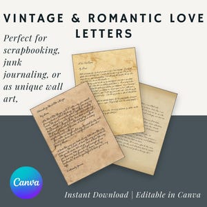 Cartas de amor antiguas, papel de diario basura, cartas románticas escritas a mano antiguas, diario basura escrito a mano antiguo, carta manuscrita antigua,