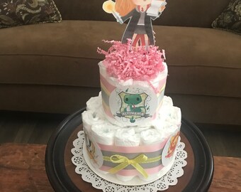 harry potter themed diaper cake