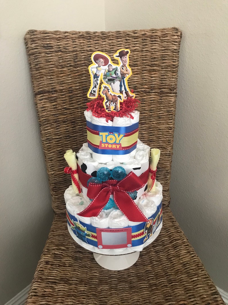Toy Story Baby Shower Diaper Cakes Enterpieces Other Sizes and Etsy