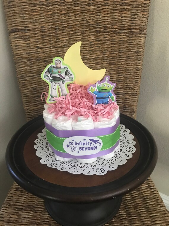 To Infinity And Beyond Toy Story Baby Shower Centerpieces Diaper Cakes