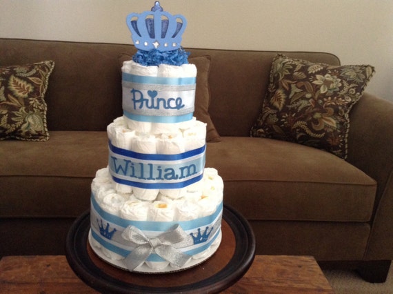 prince diaper cake