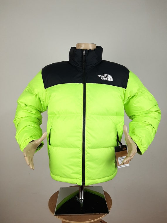 The North Face 1996 Retro Nuptse Jacket Safety Green Men's The North Face 1996 Retro Nuptse Jacket Safety Green Men's