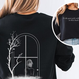One Dark Window Sweatshirt, Rachel Gillig Merch, Fantasy Bookish Shirt, Dark Romance Merchandise, Unisex Book Lover Crewneck, Booktok Gift image 3