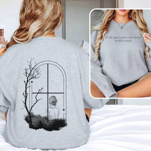 One Dark Window Sweatshirt, Rachel Gillig Merch, Fantasy Bookish Shirt, Dark Romance Merchandise, Unisex Book Lover Crewneck, Booktok Gift image 1