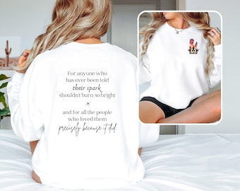 Spark of the Everflame Sweatshirt, Penn Cole Merch, Diem Bellator Sweater, Glow of the Everflame Hoodie, Book Lover Shirt, Gift for Her