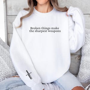 Broken Things, When The Moon Hatched Sweatshirt, Sarah A. Parker Shirt, Romantasy Merch, Fantasy Book Lover Crewneck, Gift for Her image 1