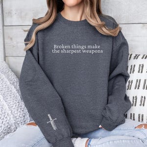 Broken Things, When The Moon Hatched Sweatshirt, Sarah A. Parker Shirt, Romantasy Merch, Fantasy Book Lover Crewneck, Gift for Her image 2