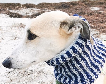 Cozy Alpaca Wool Greyhound Sighthound Dog Cowl