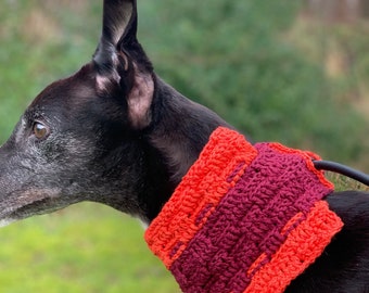 Crochet Dog Sighthound Greyhound Snood - Cotton