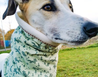 Dog Sighthound Greyhound Snood - Organic Fabric