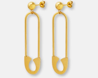 Safety Pin Earrings