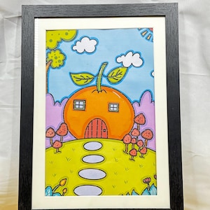 Custom Kids Artwork Frame: A4 Children&#39;s Painting Storage, Wall Art Gallery
