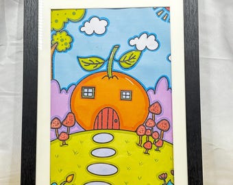 Marco personalizado para obras de arte infantiles: Almacenamiento de pinturas infantiles A4, galería de arte mural