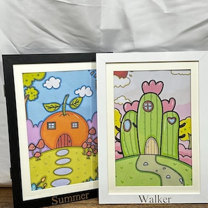 Custom Kids Artwork Frame: A4 Children&#39;s Art Display & Storage