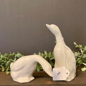 Vintage Ceramic Ducks | Cottage Core Home Décor, Farmhouse Décor, Vintage Pottery
