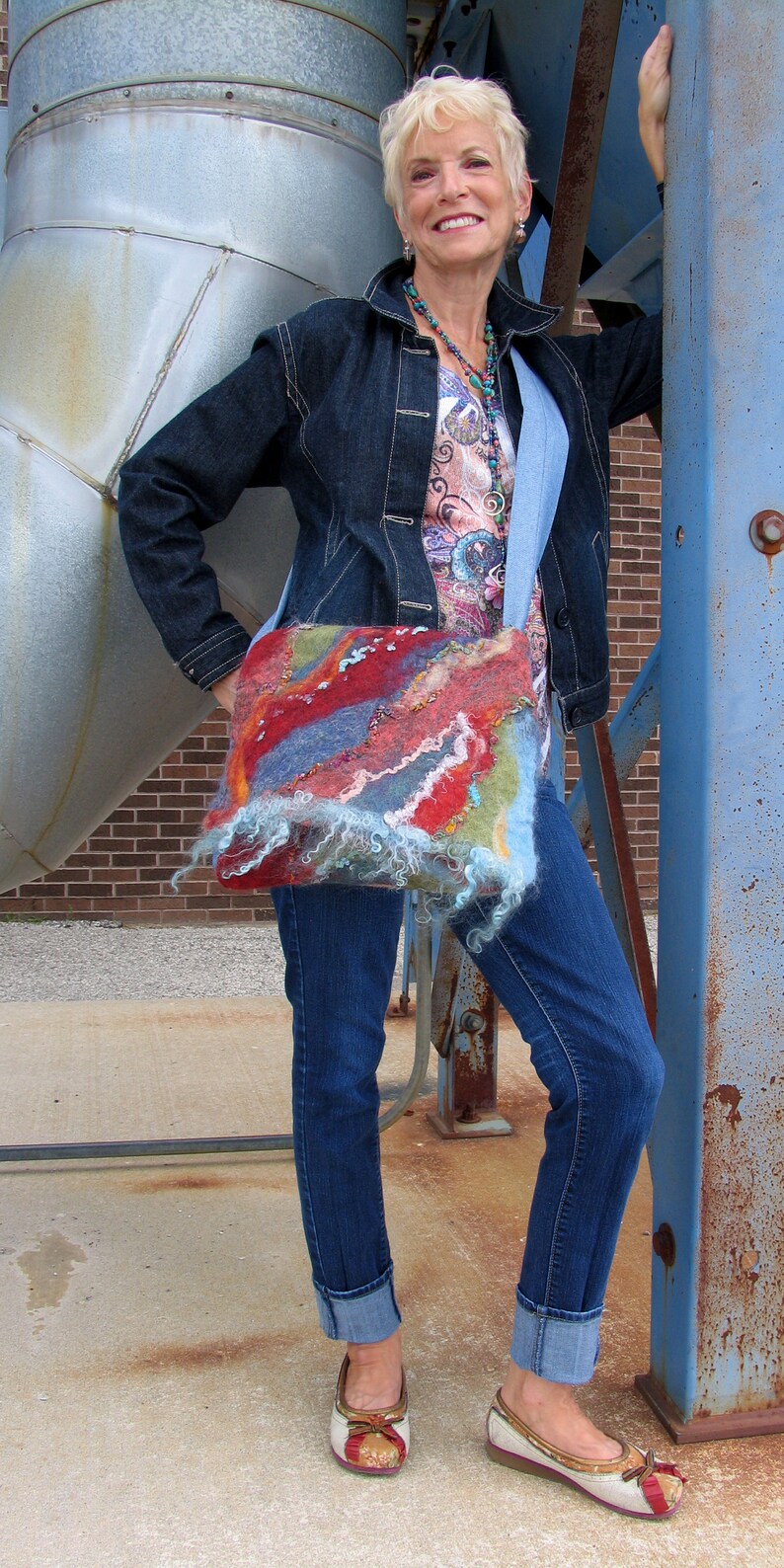 Messenger Bag Gypsy Cross Body Notebook