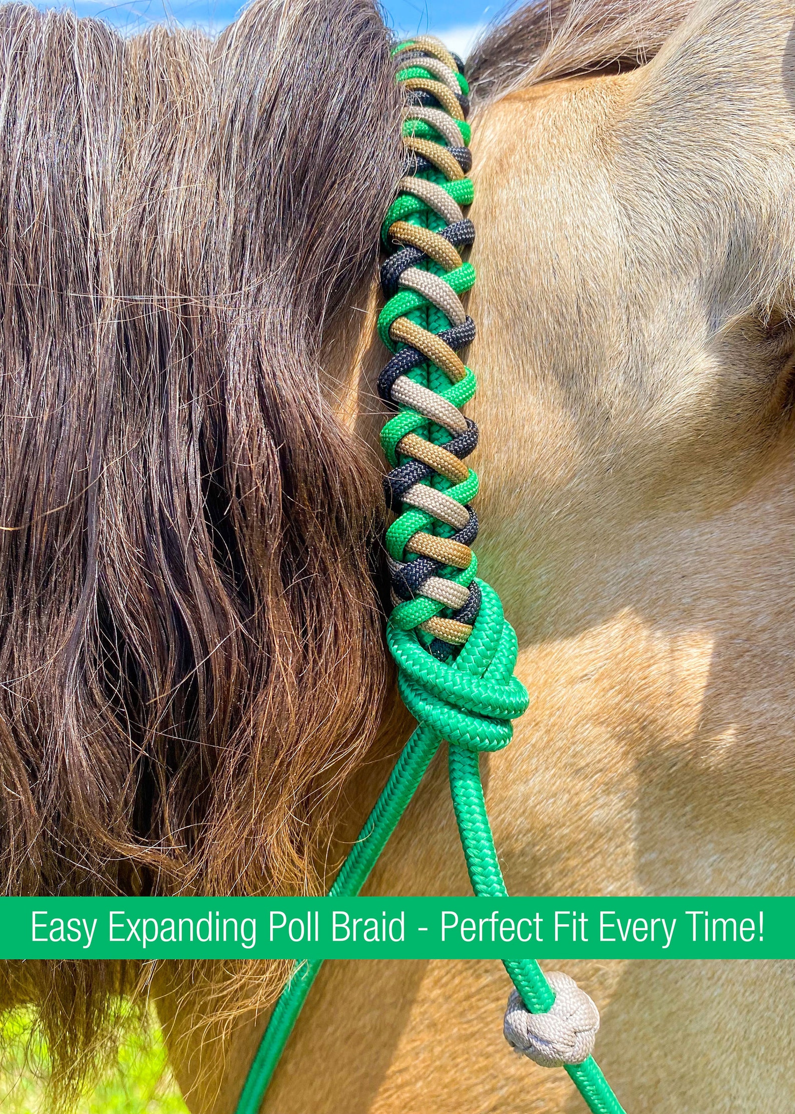 Sliding Knot Horse Training Halter Stiff Rope Halter for Etsy