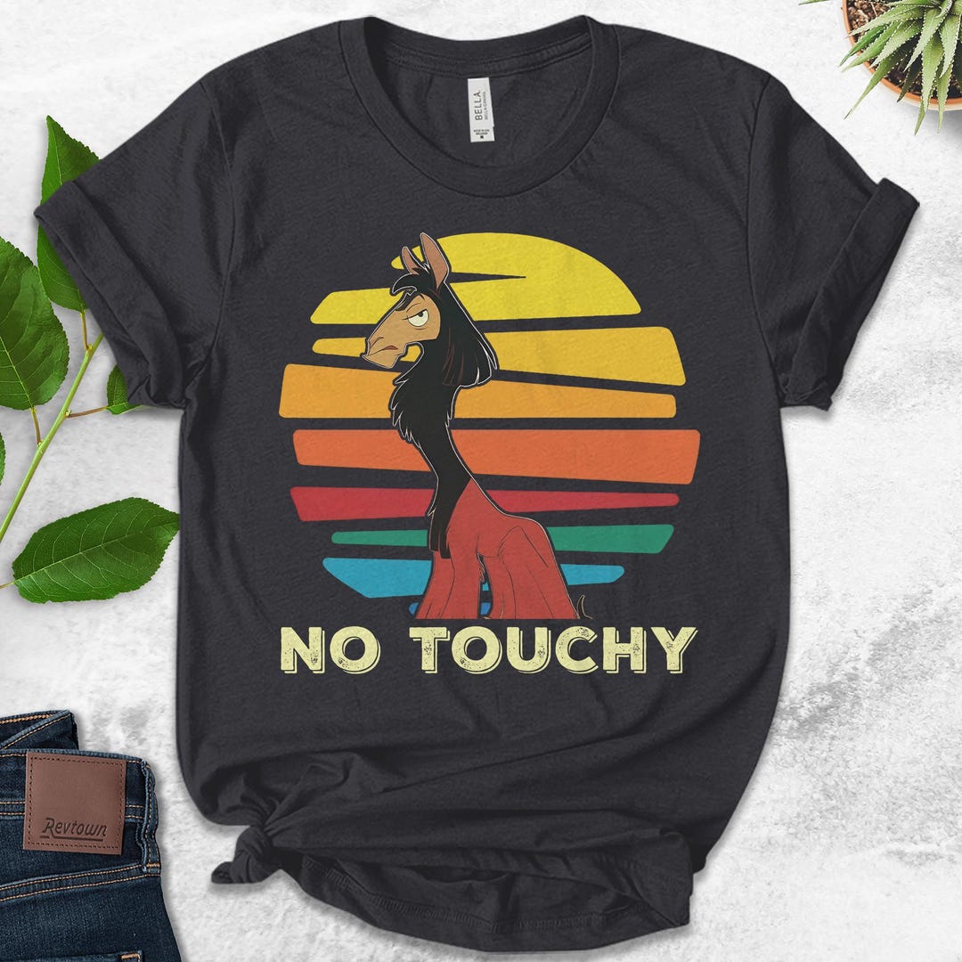 Disney Retro Emperor's New Groove Kuzco Llama No Touchy T-shirt ...