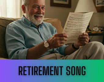 Custom Retirement Song: Personalized Career Tribute, Farewell Gift
