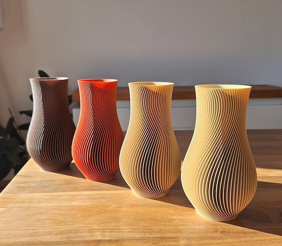 Moderne Vase minimalistisch | Blumenvase für Trockenblumen, frische Blumen & Pampasgras | Skandi Deko | Geschenk Einzug | Vase DEN HAAG