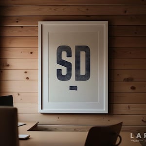 Impression d'affiche de l'État du Dakota du Sud, décoration murale SD de Style vintage, impression d'affiche de gravure sur bois, impression d'art minimaliste, affiche de carte muette du Dakota du Sud