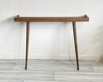 Elim Entryway table With Storage, Narrow Console Table, With shelves, Console Table, Wood Console Table, Entry Console