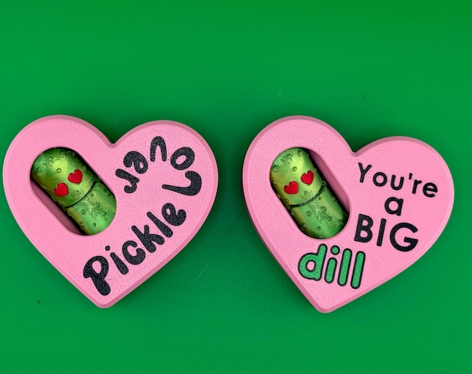 You’re a Big Dill Pickle Valentine Gift – Funny Interactive Heart Box Proposal or Gag Gift