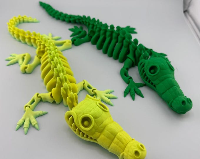 Articulating Skeleton Alligator Crocodile With Free Shipping in 2 Sizes