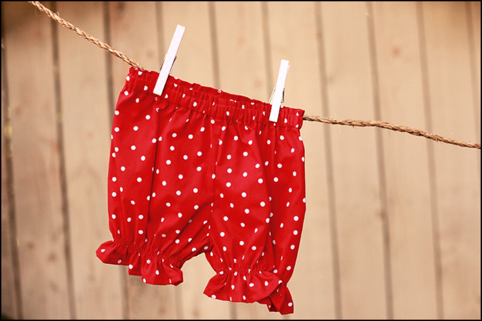 Baby Girl Bloomers Red Polka Dot Etsy