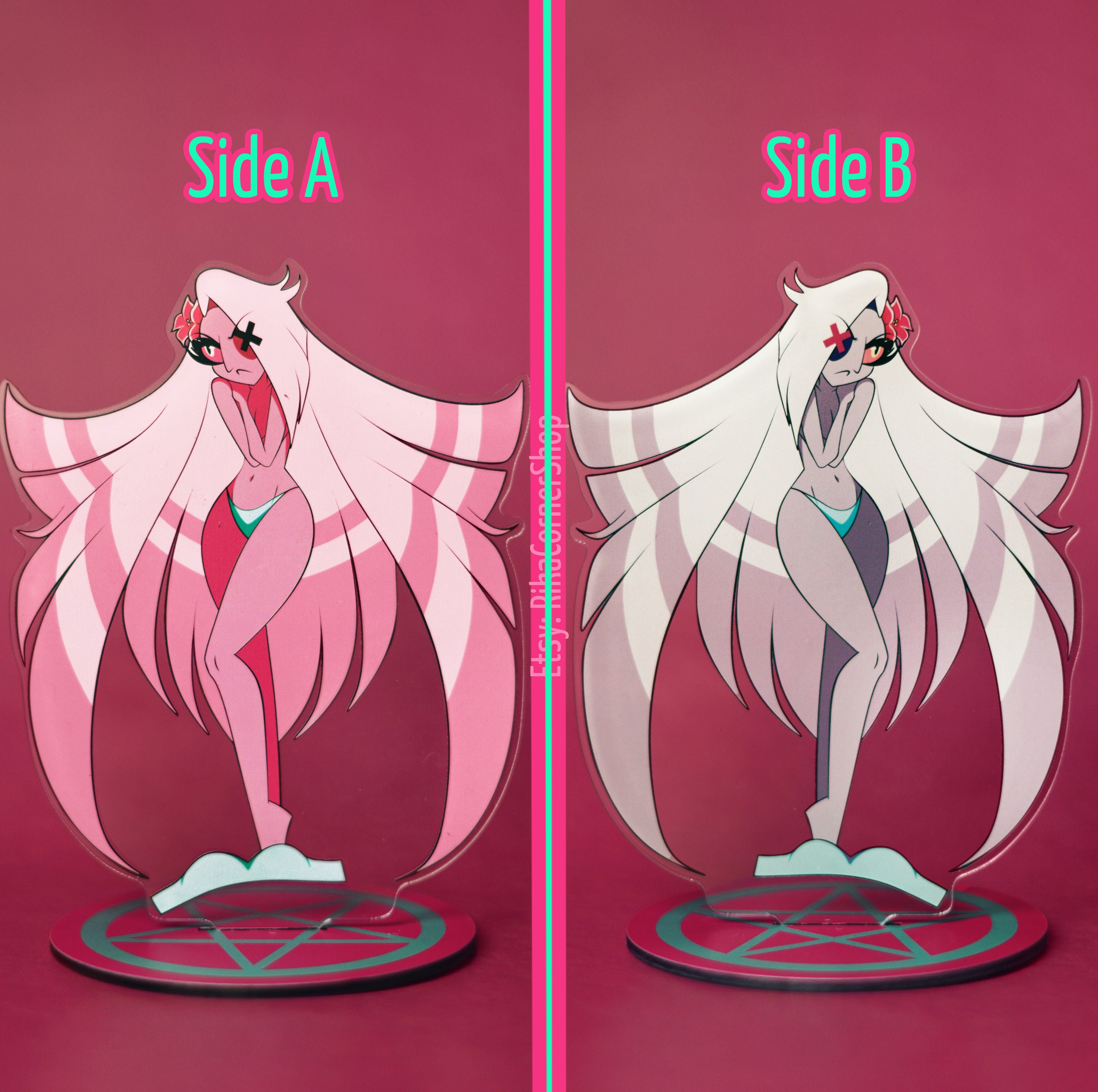 Hazbin Hotel Vaggie(ヴァギー) ピンバッジ Hazbin Hotel Pin-Up Charlie + Vaggie #2 Limited Edition