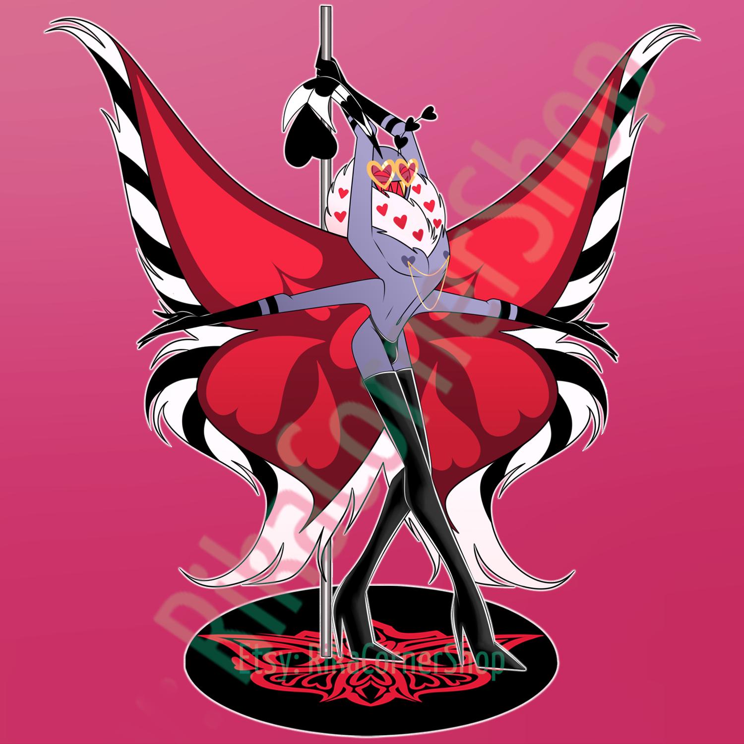 IN STOCK Valentino Hazbin Hotel Acrylic Standee | Pole Dance - Etsy