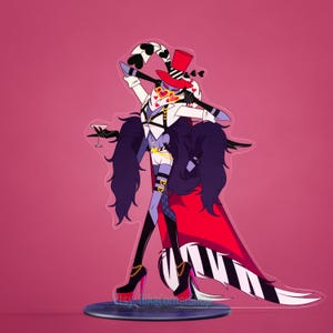 Nocne życie Valentino Hazbin Hotel Akrylowa podstawka