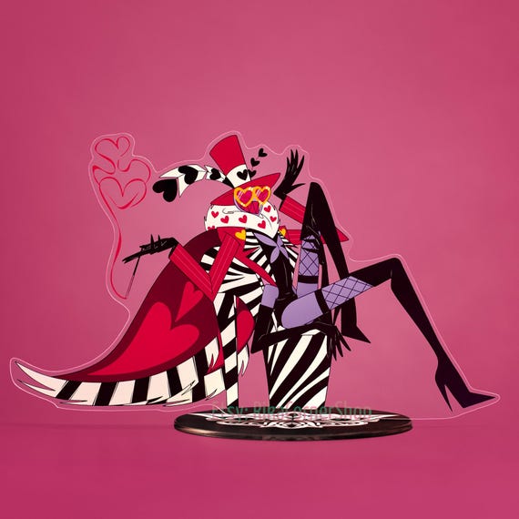 Valentino on High-heel Chair Hazbin Hotel Acrylic Standee - Etsy
