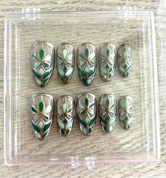 Stained Glass Nails