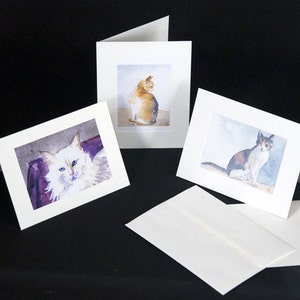 Greeting Cards - Cat Series - Set of 5
