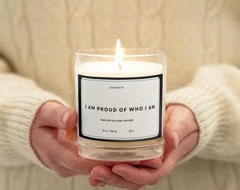 candles, affirmations, intentions