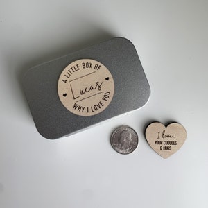 A Little Box of Reasons Why I Love You / Anniversary Valentine Gift / Love Reasons / Why I Love You / Husband / Wife / Friend / Love Gift image 5