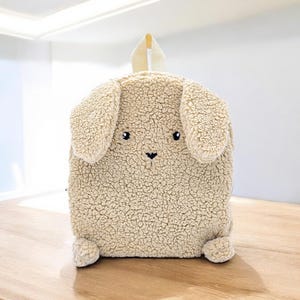 Entzückender beigefarbener Häschen-Rucksack - Perfekt für Kinder im Alter von 0-8 Jahren, Vorschule und Kita