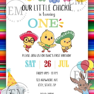 Invitación de cumpleaños de Canticos