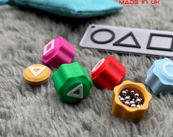 Gonggi Set Weighted | Gong-Gi Game | Korean Jacks 공기  Flying Stone | Gonggi Stones |  Gong-Gi Tournament Grade and Weighted